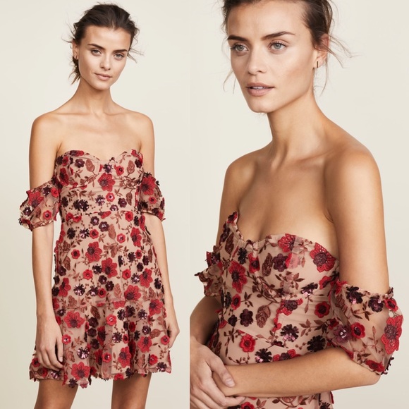 For Love And Lemons Dresses & Skirts - FOR LOVE & LEMONS AMELIA EMBELLISHED MINI DRESS